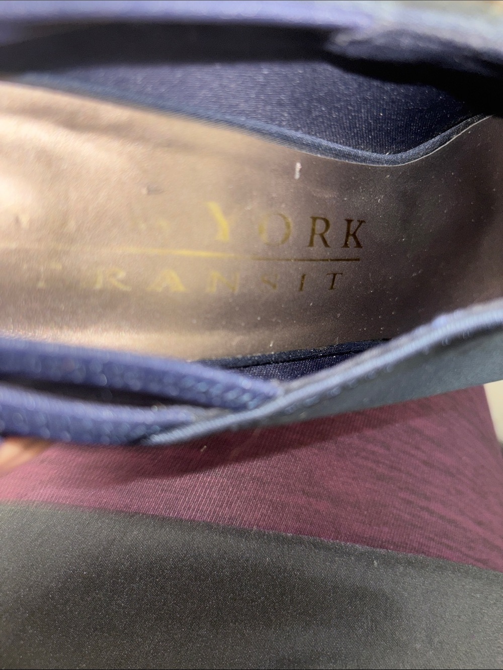 NEW YORK TRANSIT Sweet Fit Navy Slingback Clogs - Picture 9 of 9